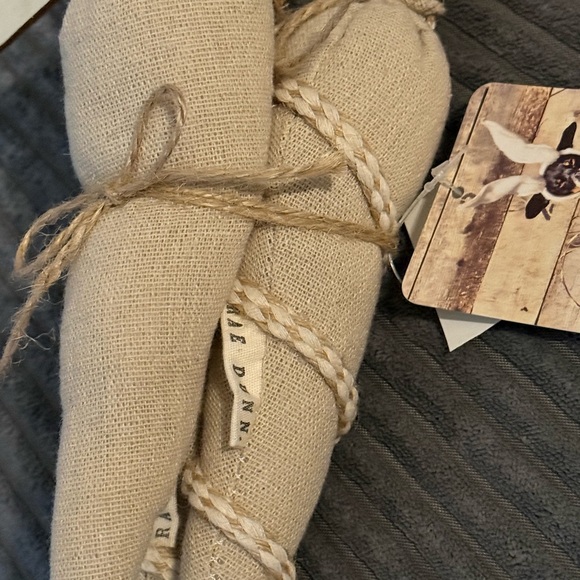 Rae Dunn Beige Fabric 🥕 Carrots- set of 3- NWT - Picture 2 of 7